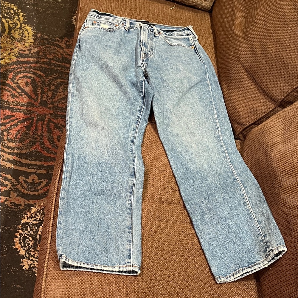 Abercrombie & Fitch Light Blue Relaxed Men's Jeans